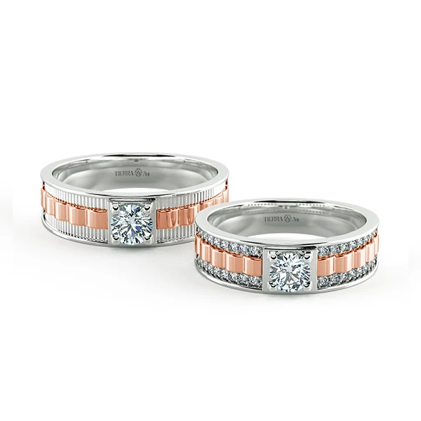 Cặp nhẫn cưới kim cương NCC3005