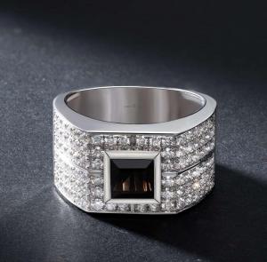Nhẫn nam kim cương NNA4104 với thiết kế nam tính và quyền lực