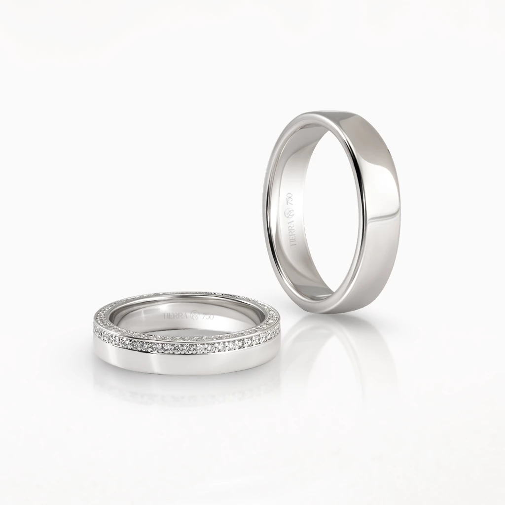 Modern wedding ring